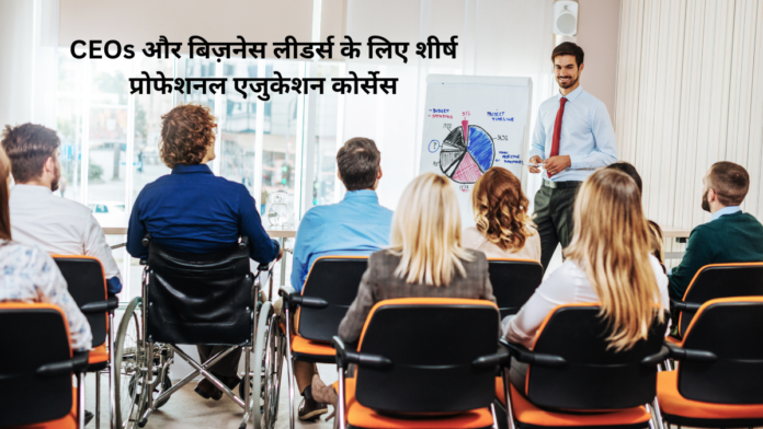 Top Professional Education Courses for CEOs and Business Leaders in India